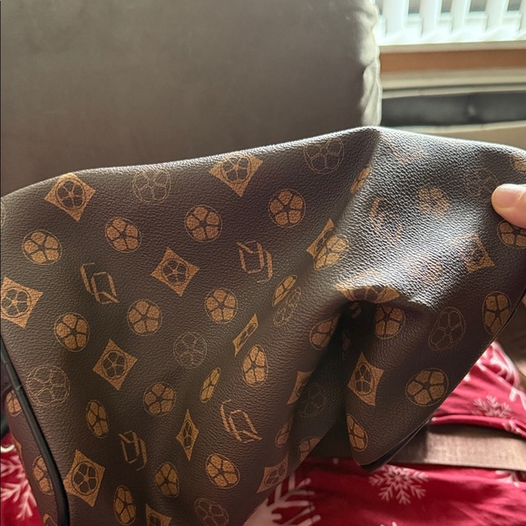 Brown Patterned Handbag - Picture 5 of 7